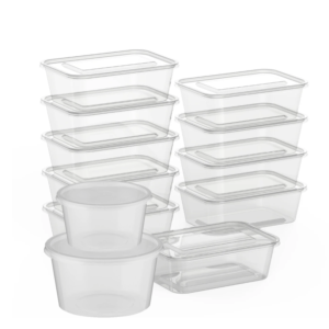 Clear Microwave Containers