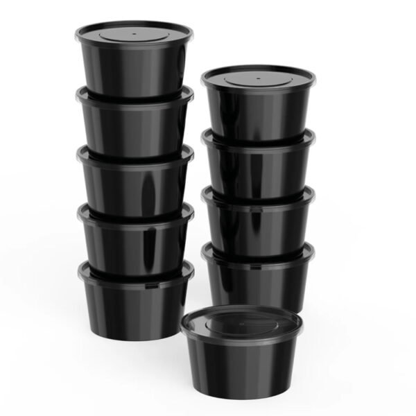 round microwavable containers